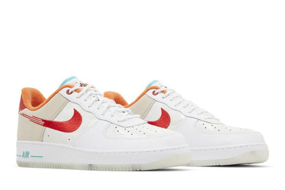 Nike Air Force 1 Low '07 PRM Just Do It White Red Teal