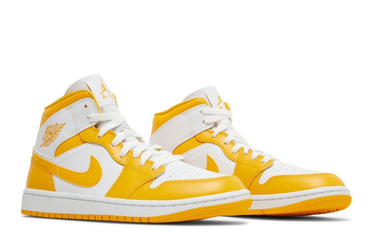 Jordan 1 Mid White University Gold (Women's)