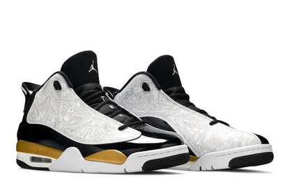 Jordan Dub Zero Black Metallic Gold White