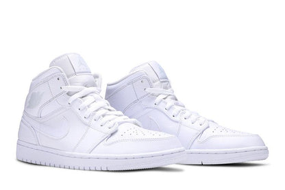 Jordan 1 Mid Triple White (2018)