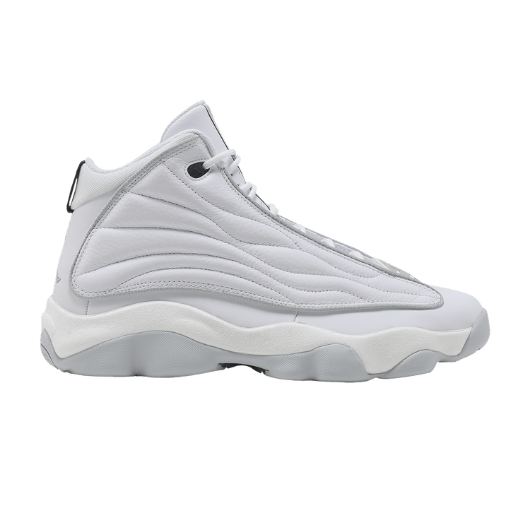 Jordan Pro Strong White Silver