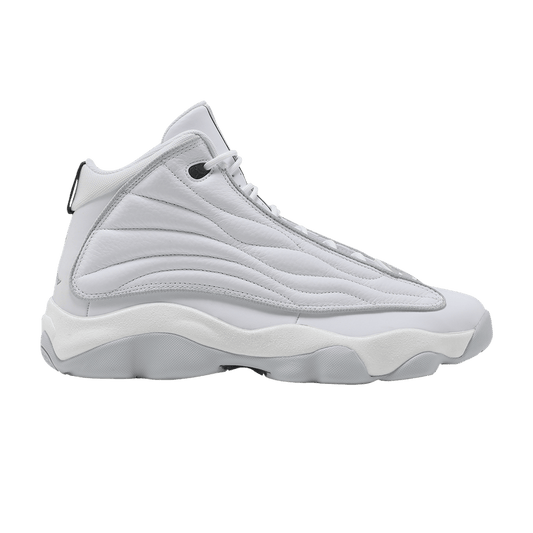 Jordan Pro Strong White Silver
