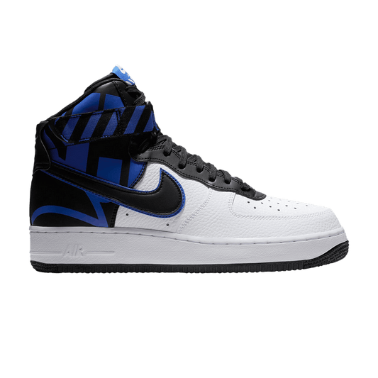 Nike Air Force 1 High Force Logo White Black Royal