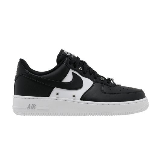 Nike Air Force 1 Low '07 PRM Black White Metallic Silver