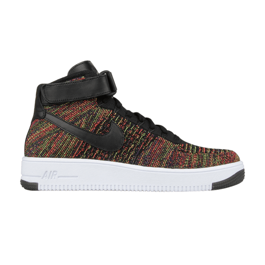Nike Air Force 1 Mid Flyknit Multi-Color Black
