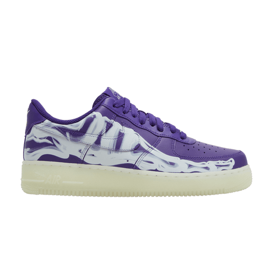 Nike Air Force 1 Low '07 QS Purple Skeleton Halloween (2021)