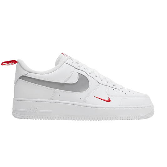 Nike Air Force 1 Low Reflective Swoosh White University Red