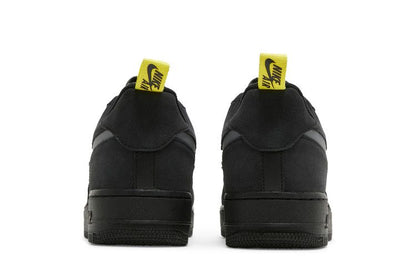 Nike Air Force 1 Low Cut Out Swoosh Black