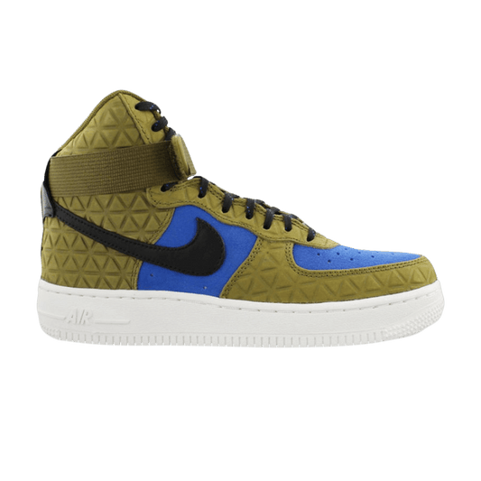 Nike Air Force 1 Hi Premium Suede Olive Flak/Black-Midnight Turquoise (Women's)