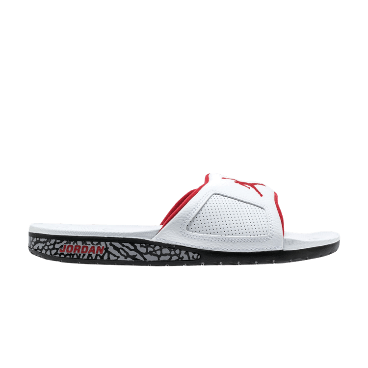 Jordan Hydro III Retro White University Red Cement