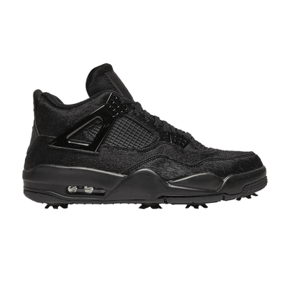 Jordan 4 Retro Golf Black Cat Pony Hair