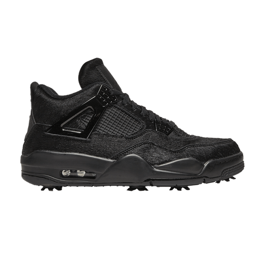 Jordan 4 Retro Golf Black Cat Pony Hair