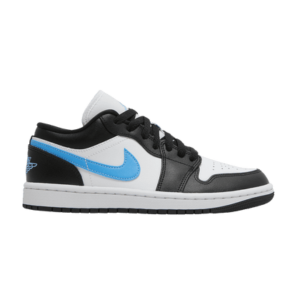 Jordan 1 Low Black University Blue White (Women's)