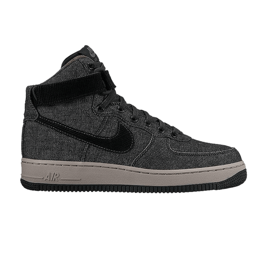 Nike Air Force 1 Hi SE Denim Black/Dark Grey-Cobblestone (Women's)