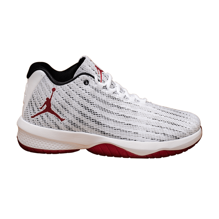Jordan B.Fly White/Gym Red/Black