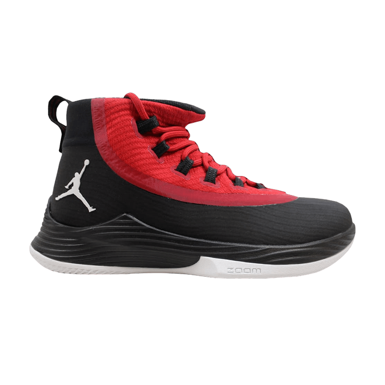 Jordan Ultra Fly 2 Black White Gym Red