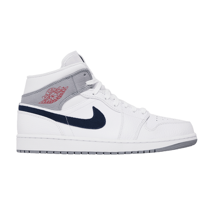 Jordan 1 Mid Paris White