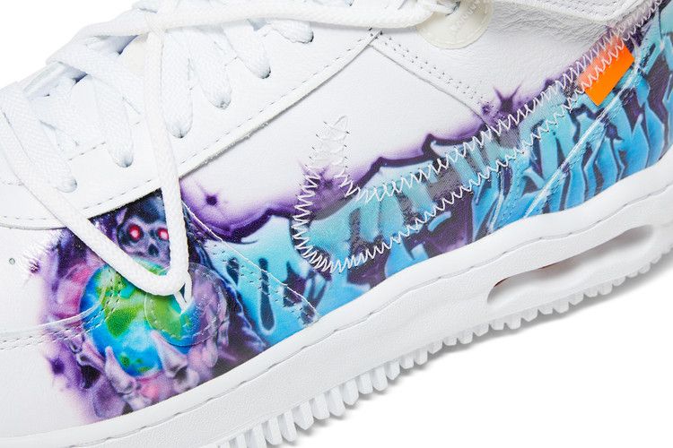 Nike Air Force 1 Mid Off-White Graffiti White