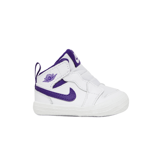 Jordan 1 Crib Bootie White Court Purple (I)