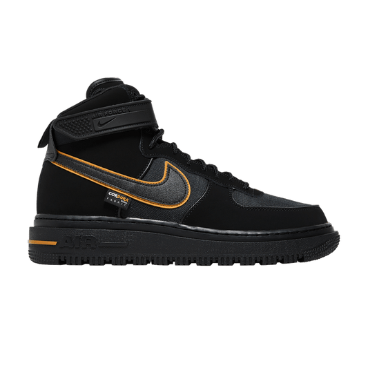 Nike Air Force 1 Boot Cordura Black Gold