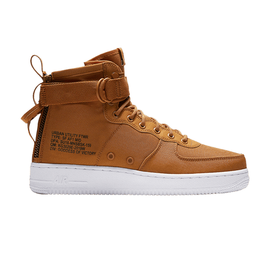 Nike SF Air Force 1 Mid Desert Ochre