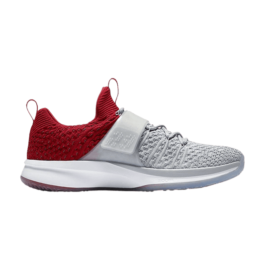Jordan Trainer 2 Flyknit Wolf Grey Gym Red