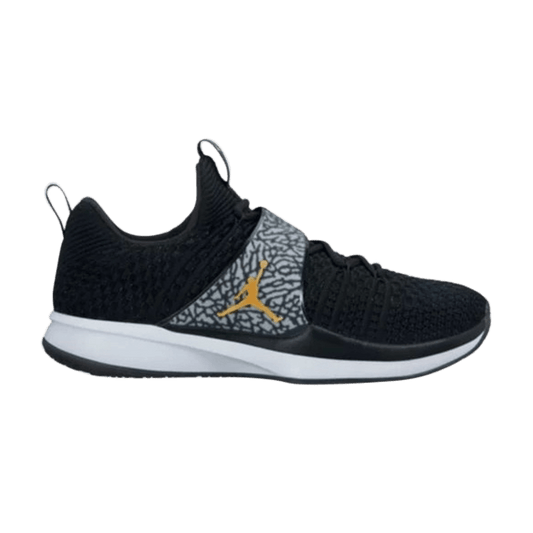Jordan Trainer 2 Flyknit Black Metallic Gold