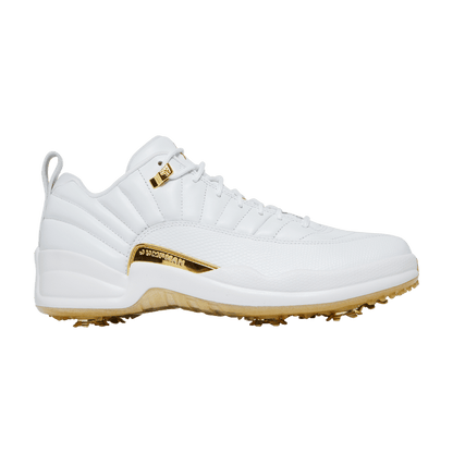 Jordan 12 Golf Metallic Gold