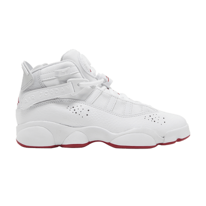 Jordan 6 Rings White Red Sole