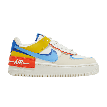 Nike Air Force 1 Low Shadow Sail Game Royal Rush Orange University Blue (Women's)