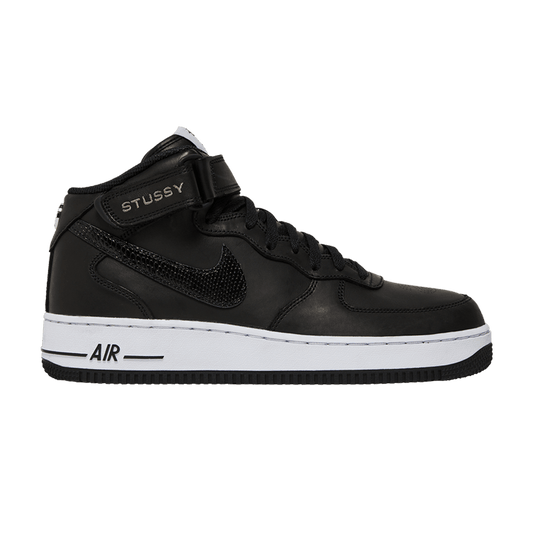 Nike Air Force 1 Mid Stussy Black White