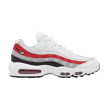 Nike Air Max 95 White Varsity Red Particle Gray
