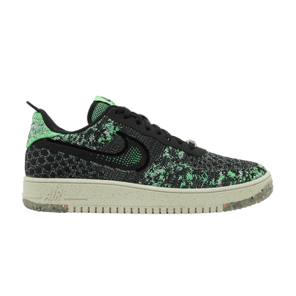 Nike Air Force 1 Low Crater Flyknit Black Volt