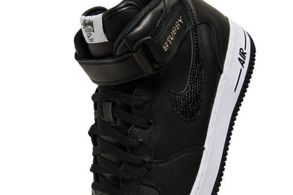 Nike Air Force 1 Mid Stussy Black White