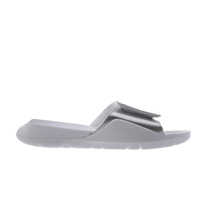 Jordan Hydro 7 Retro Slide White Silver