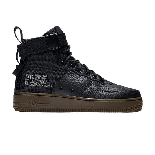 Nike SF Air Force 1 Mid Black Dark Hazel (Women's)