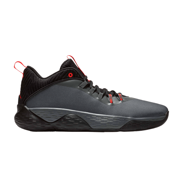 Jordan Super.Fly MVP Iron Grey Black Bright Crimson