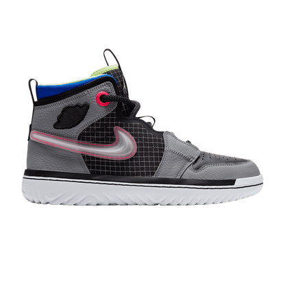 Jordan 1 High React Black Particle Grey