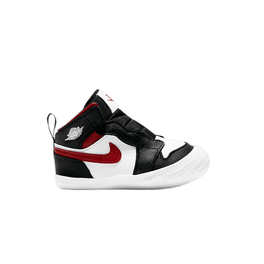 Jordan 1 Crib Bootie Black White Gym Red (I)