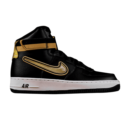 Nike Air Force 1 High NBA Black Metallic Gold