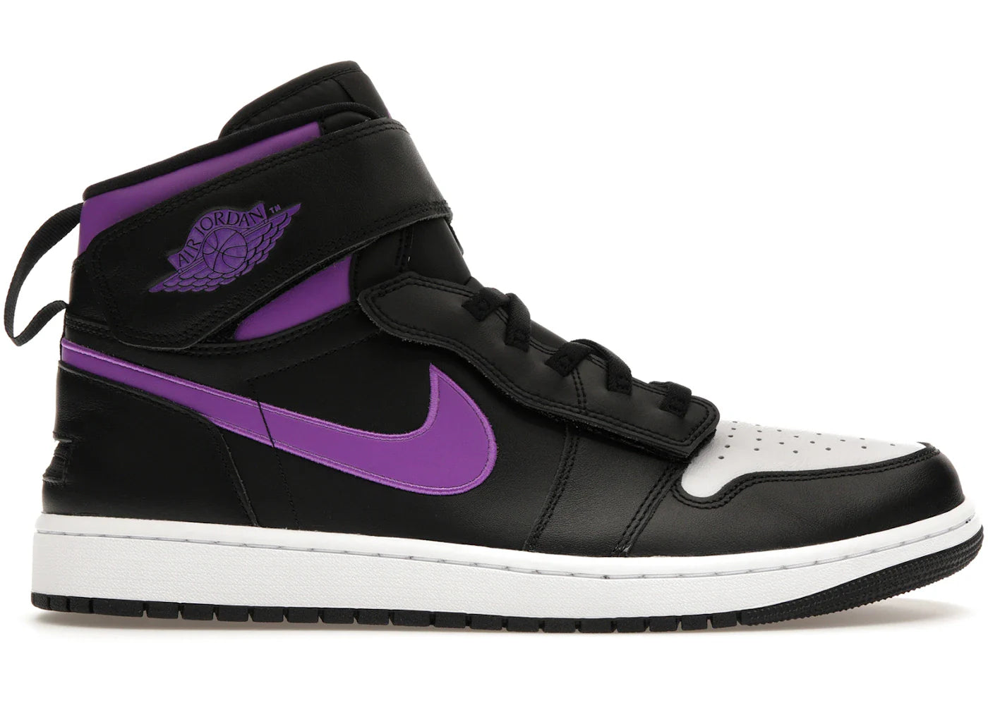 Jordan 1 High FlyEase Black Bright Violet