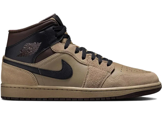 Jordan 1 Mid Khaki Baroque Brown