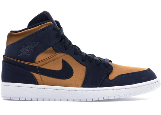 Jordan 1 Mid Obsidian Desert Ochre