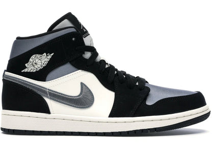 Jordan 1 Mid Satin Grey Toe