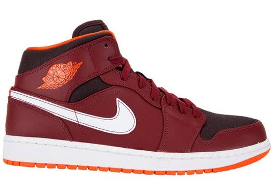Jordan 1 Mid Team Red Electric Orange