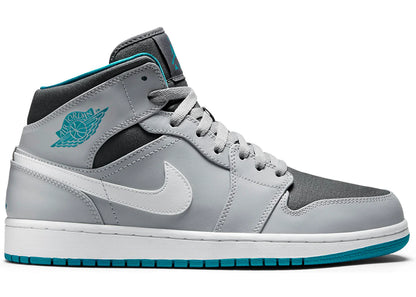 Jordan 1 Mid Wolf Grey Tropical Teal