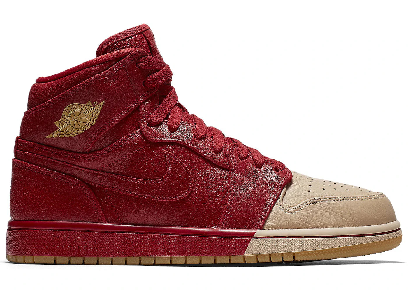 Jordan 1 Retro High Dip-Toe Red (Women's)