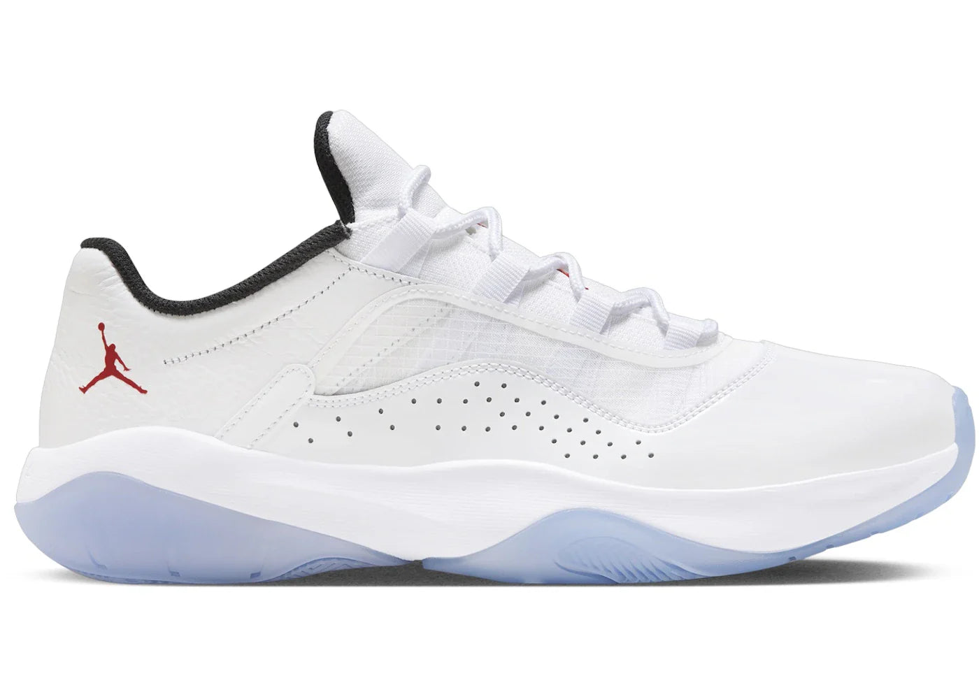 Jordan 11 CMFT Low White Black Varsity Red