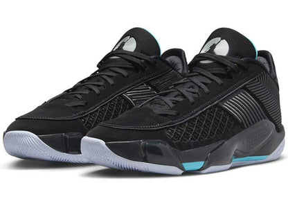 Jordan 38 Low PF Black Gamma Blue (Grey Sole)