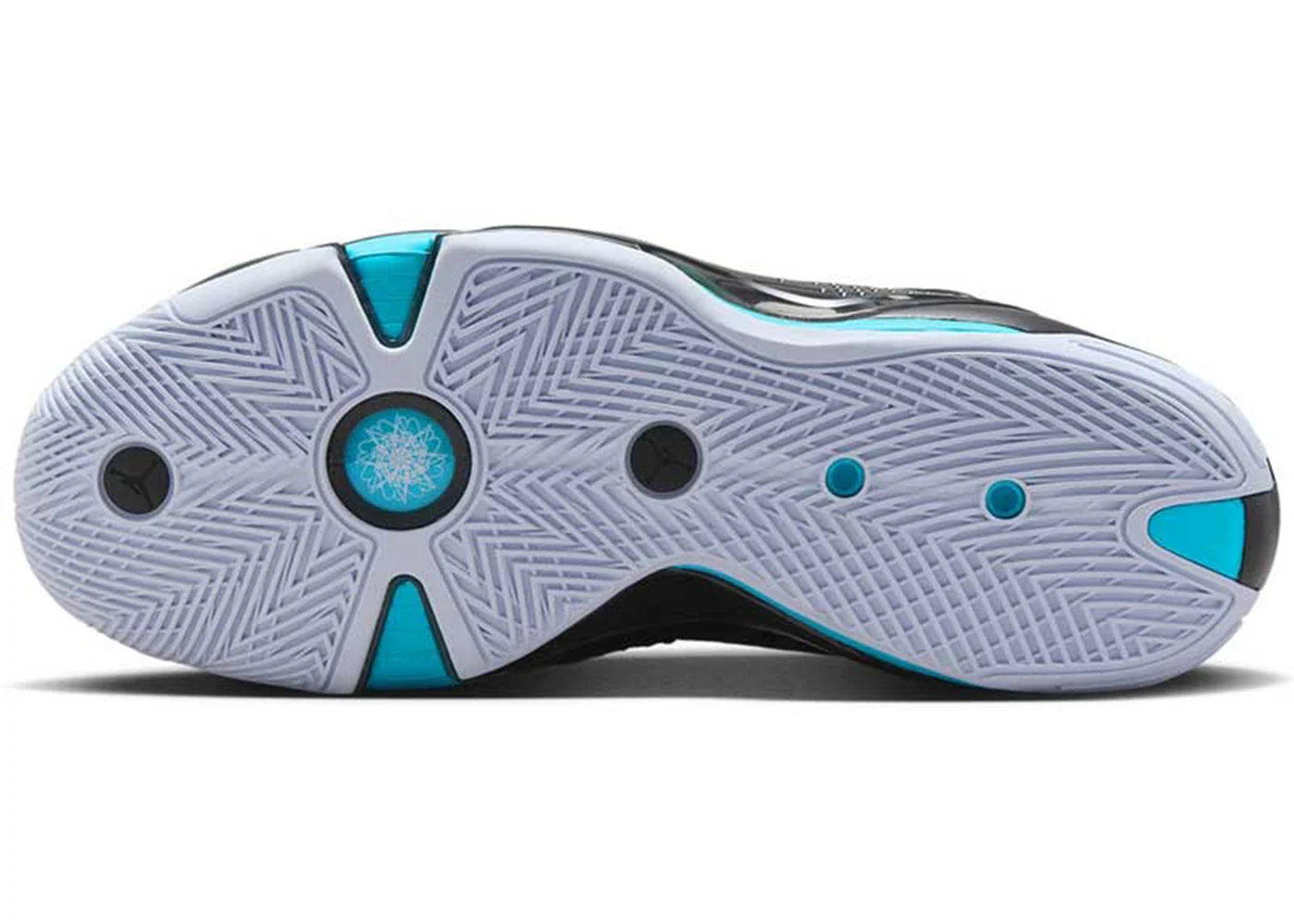 Jordan 38 Low PF Black Gamma Blue (Grey Sole)